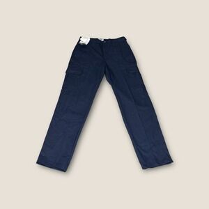 NWT Tyndale FR‎ USA Workwear Cargo Pants Navy Blue Mens W32 L34 Flame Resistant
